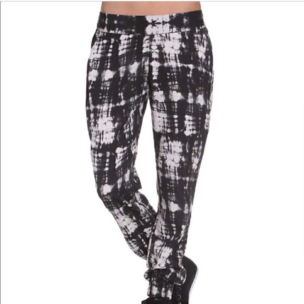 Volcom Psych Jogger Pant Black White Tie Dye